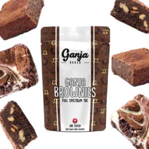Ganja Baked – White Chocolate Chip Brownie 400mg