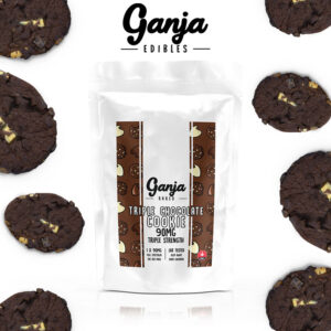 Ganja Triple Chocolate Cookie – 1 x 90mg THC