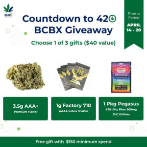 Countdown to 420 BCBX Giveaway