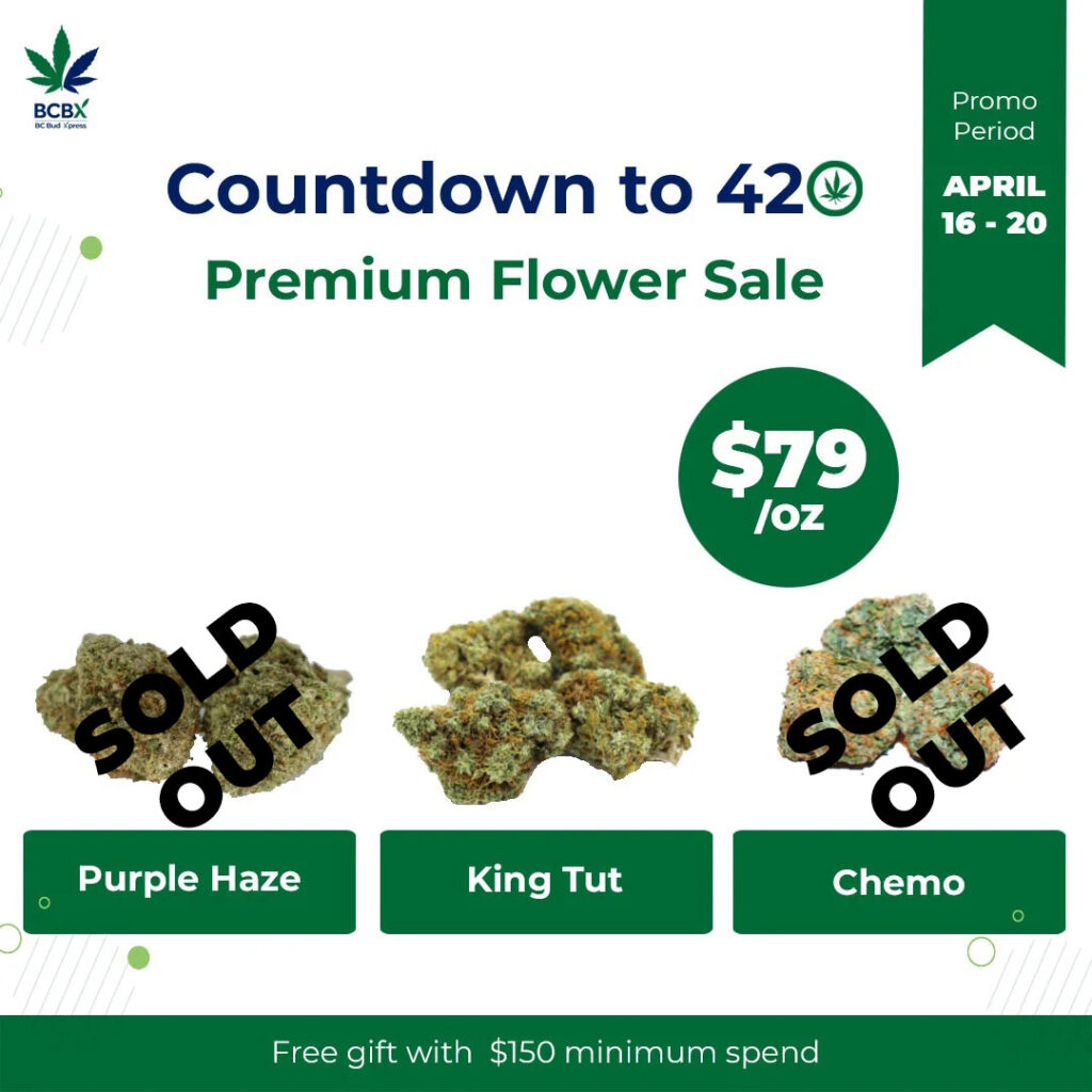 Countdown to 420 Premium Flower Sale