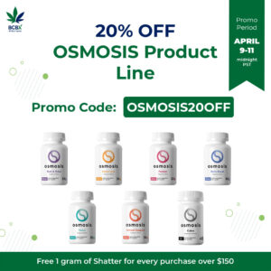 20% OFF OSMOSIS Product Line