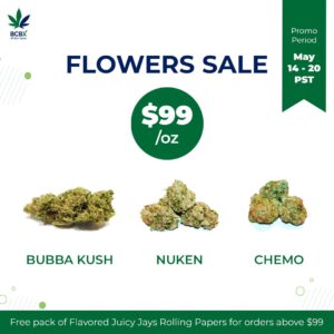 $99 /OZ Flower Sale
