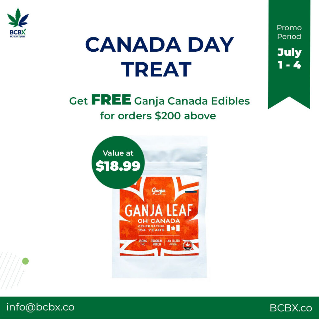 Canada Day Free Edibles