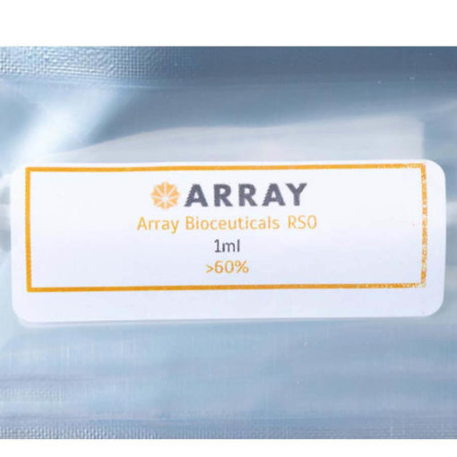 Array Bioceuticals >60% 1ml RSO Syringe Syringe